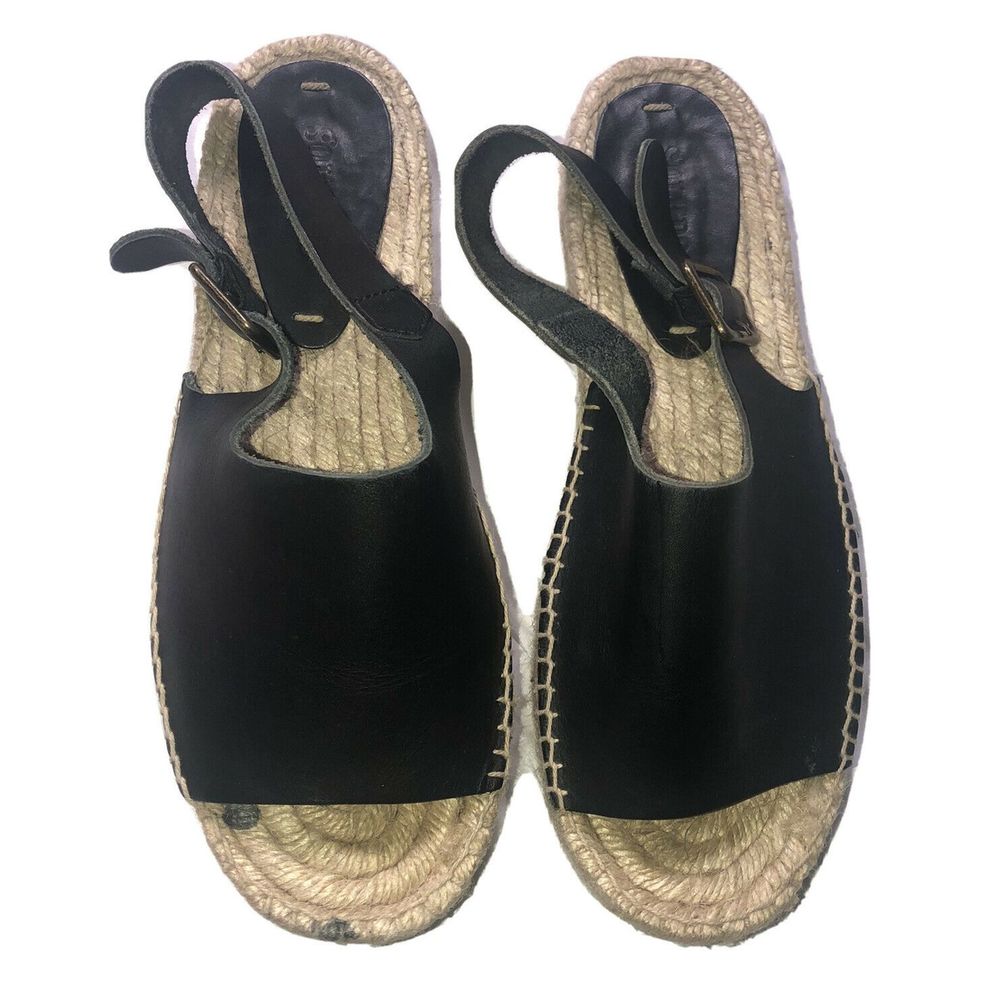 Soludos Tilda Leather Sandal Size‎ 8.5 Black